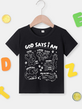 Men's T-Shirt God Says I Am Fun Animal Sketch Style Zoo Friends