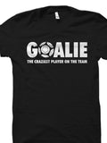 Men's T-Shirt Goalie With Soccer Ball Graphic On Team Player Shirt