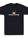 Men's T-Shirt Bourbon Whisperer Glass With Ice And Dark Whiskey