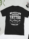Men's T-Shirt This Is What An Awesome Tattoo Artist Looks Like With Vintage Machines