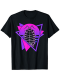 Men's T-Shirt Bold Neon Shapes With Geometric Highlighted Under Vibrant Lights Armadillo