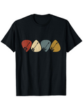 Men's T-Shirt Retro Colored Surfboards With Faded Grunge Accents Under Summer Sun Surfboard