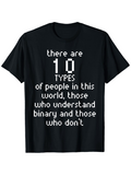 Men's T-Shirt There Are Ten Types Of People Who Understand Binary T Shirt