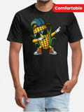 Men's T-Shirt Cool Dancing Corn Wearing Sunglasses Sneakers And Hat Corn