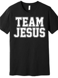 Men's T-Shirt Team Jesus Bold Block Letters On Classic Jersey T Shirt