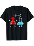 Men's T-Shirt I Have Mixed Overreacting Laboratory Flasks With Cartoon Expressions