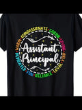 Women's T-Shirt Warm Dedicated Reliable Fun Caring Kind Principal T Shirt