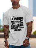 Men's T-Shirt No English Text Visible
