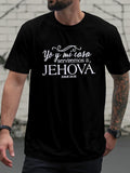 Men's T-Shirt Typography Art With Inspirational Religious Message Text