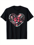 Men's T-Shirt Love Around School Playground With Joyful Kids Heart