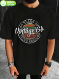 Men's T-Shirt Sixty Years Of Being Awesome Vintage Graphic With Retro Colored Circles T Shirt