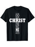 Men's T-Shirt I Can Do All Things Through Christ 413 Religious Faith Cross