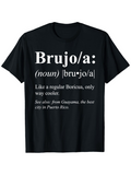 Men's T-Shirt Brujo A Noun With Cool Puerto Rico City Description