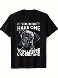 Men's T-Shirt If You Dont Have One Playful Boxer Dog Printed T Shirt