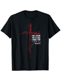 Men's T-Shirt For I Know The Plans I Have For You Jeremiah Inspiring Red Cross Design Cross