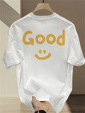 Men's T-Shirt Good Sweet Smiling Face With Playful Modern Lettering Design Shirt