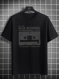 Men's T-Shirt Its An Old School Thing With Vintage Audio Cassette Tape