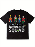 Men's T-Shirt Nutcracker Squad Four Classic Toy Soldiers Christmas Nutcracker