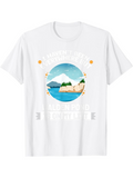 Men's T-Shirt Snowy Mountain Island Sunrise Over Tranquil Blue Lake