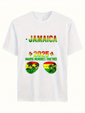 Men's T-Shirt Jamaica 2025 Making Memories Together With Palm Trees And Sunglasses