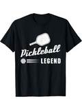 Men's T-Shirt Pickleball Legend Paddle And Ball With Speed Lines Shirt
