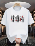 Men's T-Shirt London City Life Elements With Iconic Sights Urban Scenery T Shirt