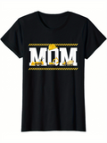 Men's T-Shirt Construction Theme With Hard Hat And Tools Mom