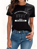Women's T-Shirt Adult Daycare Director With Drink Icons A K A The Bartender