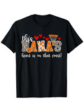 Men's T-Shirt This Nanas Heart With Playful Red Hearts Basketball Court