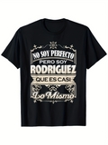 Men's T-Shirt Rodriguez Vintage Typography With Decorative Classic Elements T Shirt