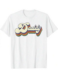 Men's T-Shirt Retro Colorful Bold Typography Daddy