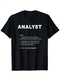 Men's T-Shirt Analyst Precise Framework See Also Wizard Magician Definition
