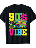 Men's T-Shirt Nineties Inspired Bright Neon Sunglasses Cassette Tape Vibe T Shirt
