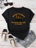 Women's T-Shirt Victory Rising Sun Over Mountain With Hiking Group Class Four Forever