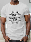Men's T-Shirt Family Vacation 2025 Making Memories And Laughs Great Times