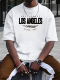 Men's T-Shirt West Coast Los Angeles California Since 1985 Lettering Tee