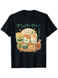 Men's T-Shirt Cute Smiling Sushi Characters Having A Fun Food Party Sushi