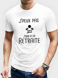 Men's T-Shirt Minimalist Sun Lounger Surrounded By Palm Trees Graphic Chair