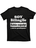 Men's T-Shirt SOY BILINGÜE funny Spanish quote