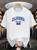 Men's T-Shirt California West Coast Athletic Number Print T Shirt