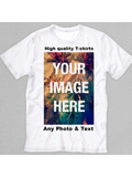 Men's T-Shirt High Quality T Shirts Any Photo And Text Blurred Artistic Art Print