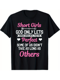Men's T-Shirt Short Girls God Only Lets Things Grow Until Theyre Perfect Others