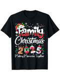 Men's T-Shirt Family Christmas 2025 Making Memories Together Festive Holiday Joyful Celebration Family