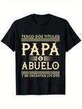 Men's T-Shirt Black and gold graphic print