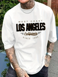 Men's T-Shirt West Coast California Style With Bold Urban City Los Angeles