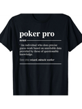 Men's T-Shirt Poker Pro Individual Guess Work With Miracle Worker T Shirt
