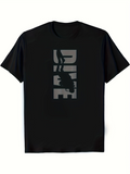 Men's T-Shirt Dive Into The Deep Water With Silhouette Diver