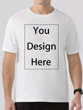 Men's T-Shirt You Design Here Simple Minimalist Black Lettering T Shirt