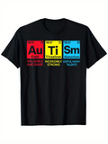 Men's T-Shirt Valuable Rare Titanium Strength Science Periodic Table Autism