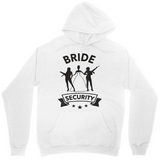 Men's Hoodie Bride Security Retro Shield With Stars Flanked By Guard Figures